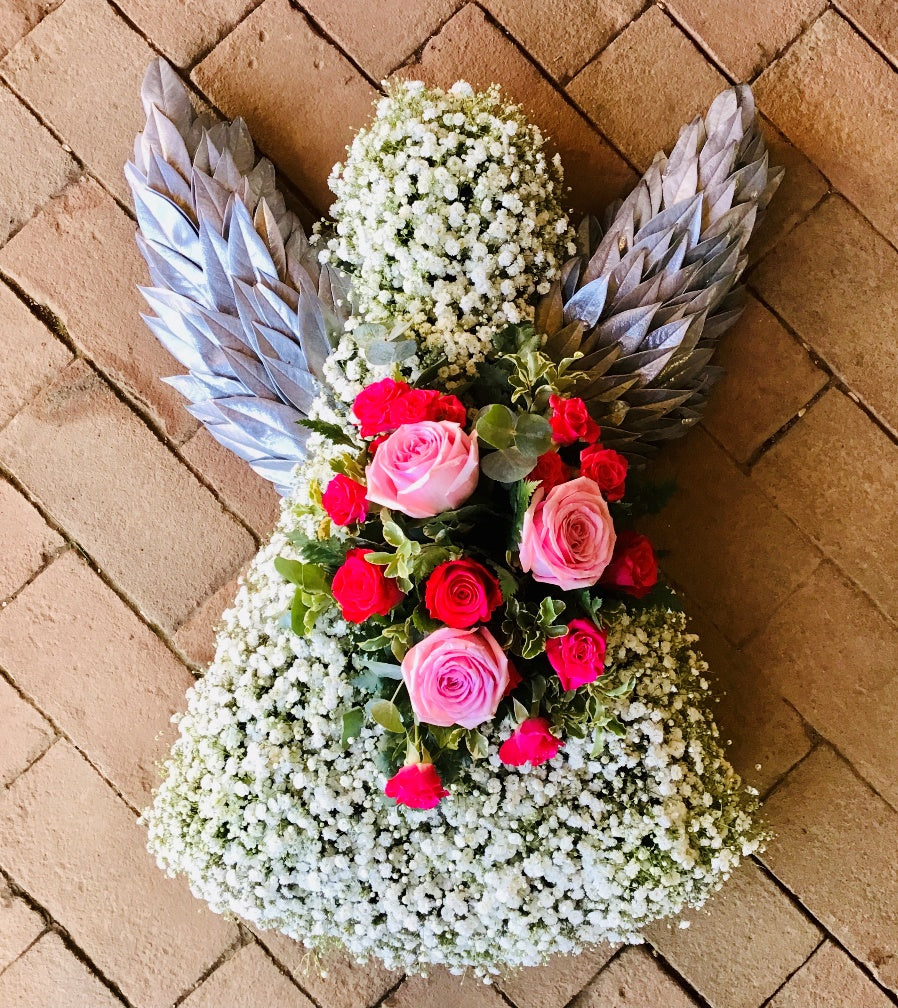 Angel Tribute fresh flowers made by The Petal Boutique in Winchester