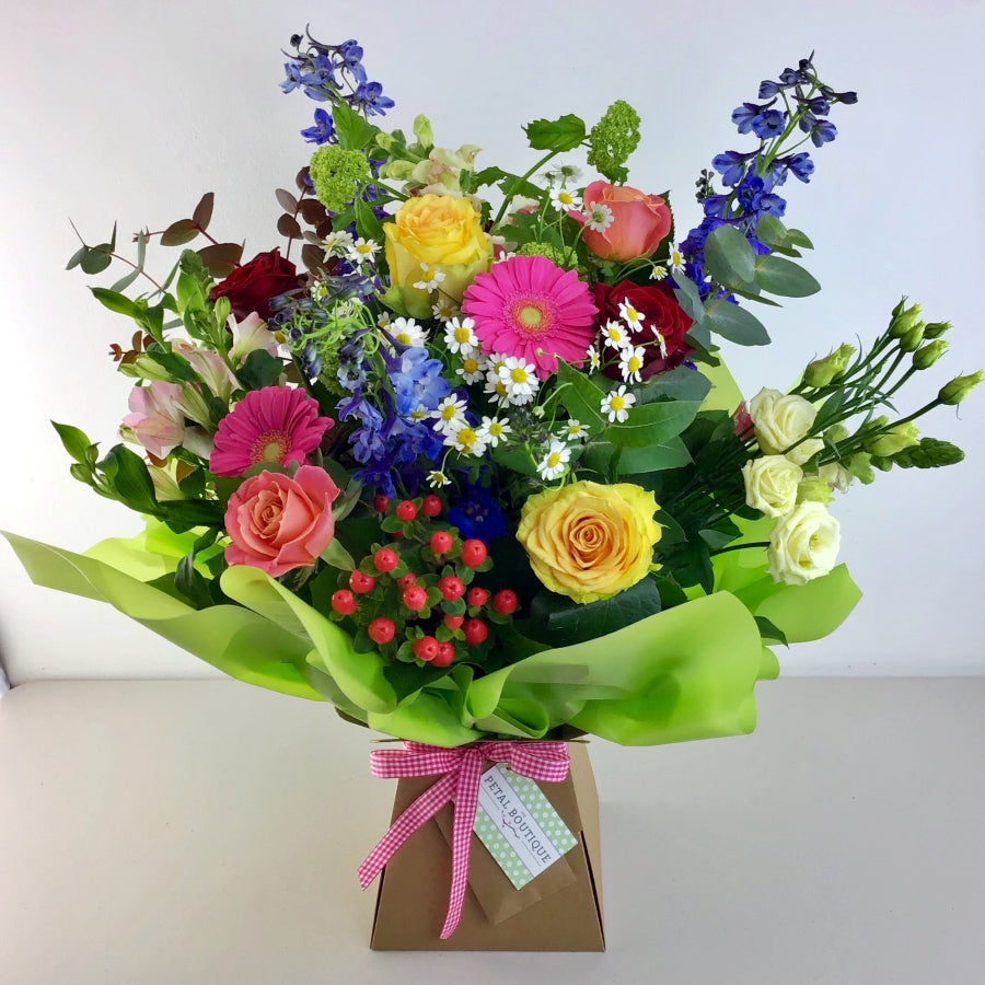 Bright & Beautiful Bouquet of the Day fresh flowers made by The Petal Boutique in Winchester