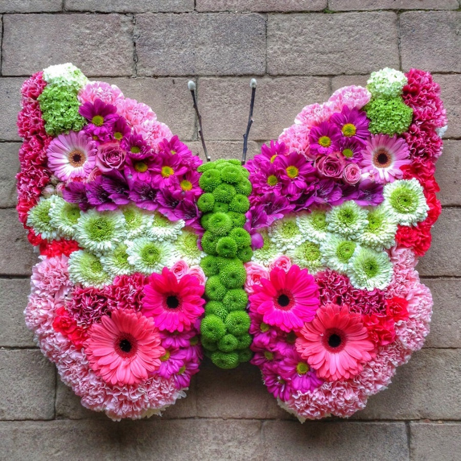Butterfly Tribute fresh flowers made by The Petal Boutique in Winchester
