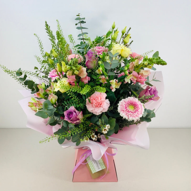 Summer Skies Bouquet fresh flowers made by The Petal Boutique in Winchester