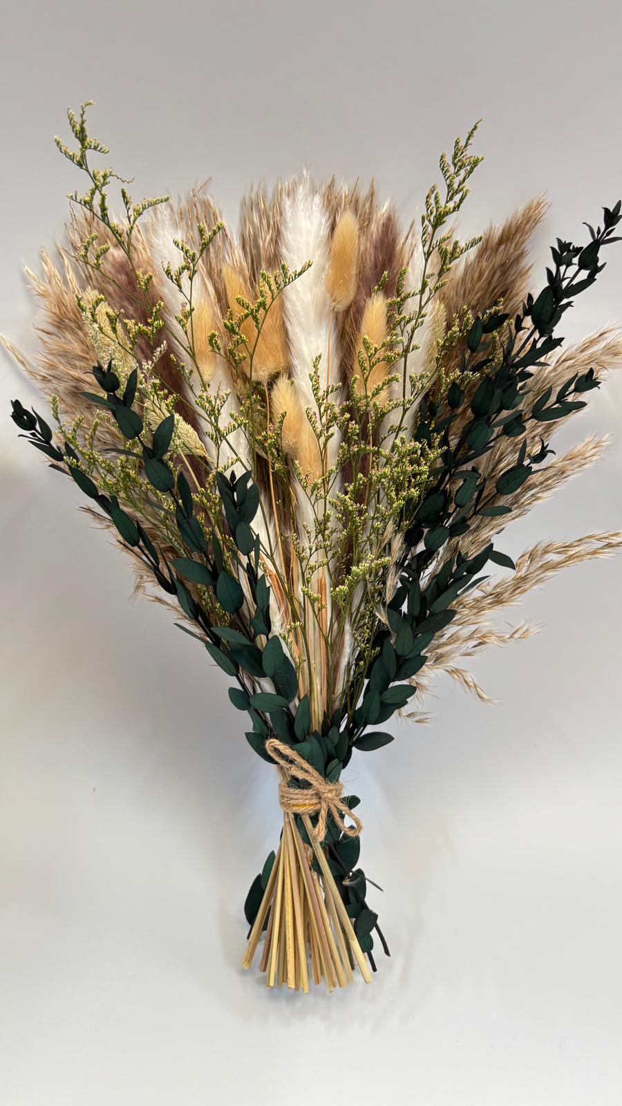 Roamfield dried boho bouquet handcrafted from naturally dried stems by Bouquet Cards